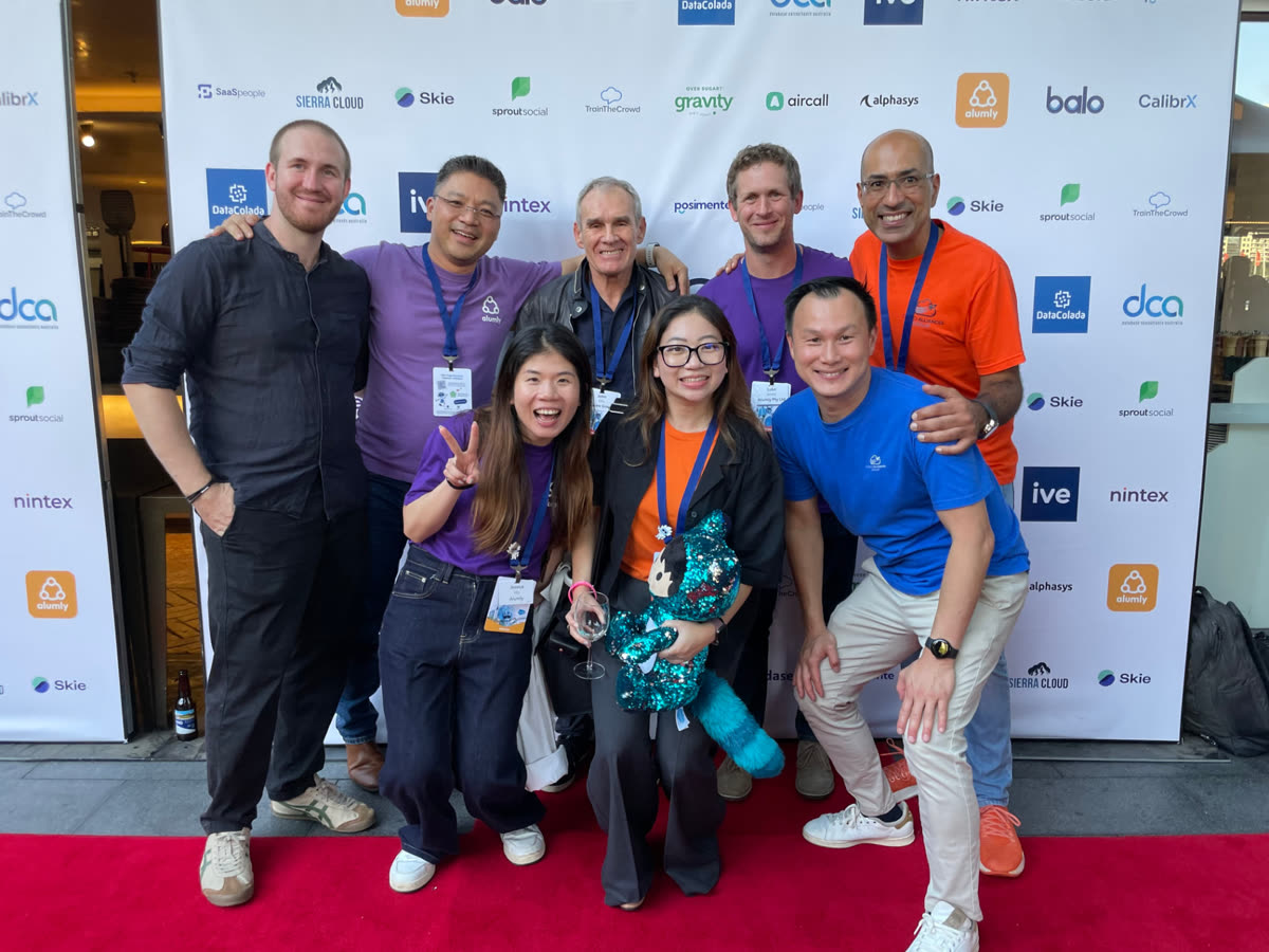 The Alumable team together at the Cloud Alliances Group event