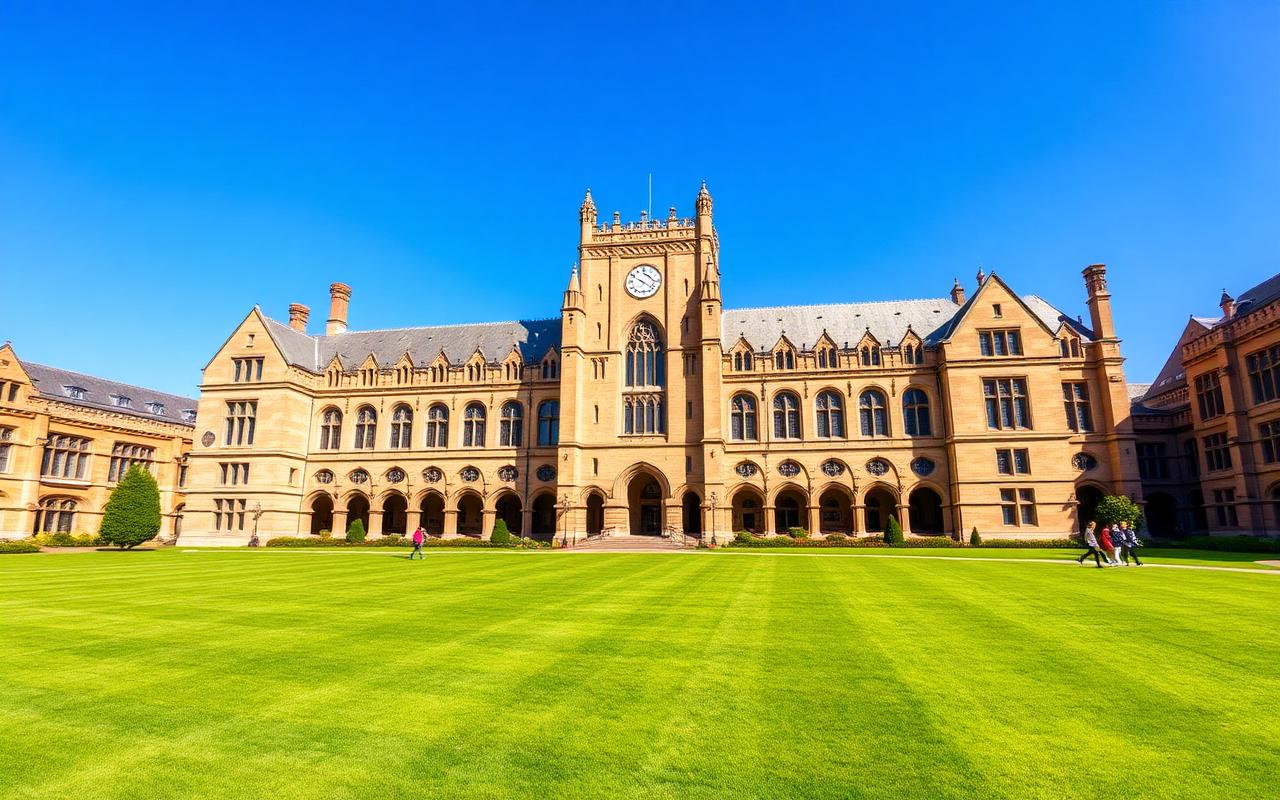 A lecturer teaching a large hall of university students